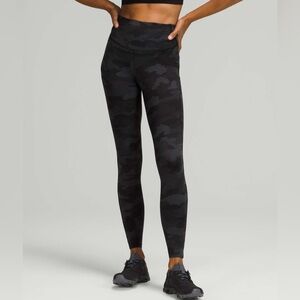 Lululemon Base Pace High-Rise Tight 28" in Heritage 365 Camo Deep Coal Multi - 8